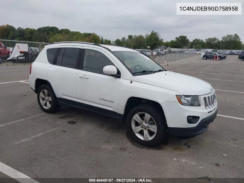 1C4NJDEB9GD758958 2016 Jeep Compass Latitude