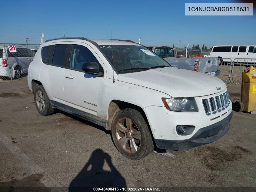 1C4NJCBA8GD518631 2016 Jeep Compass Sport