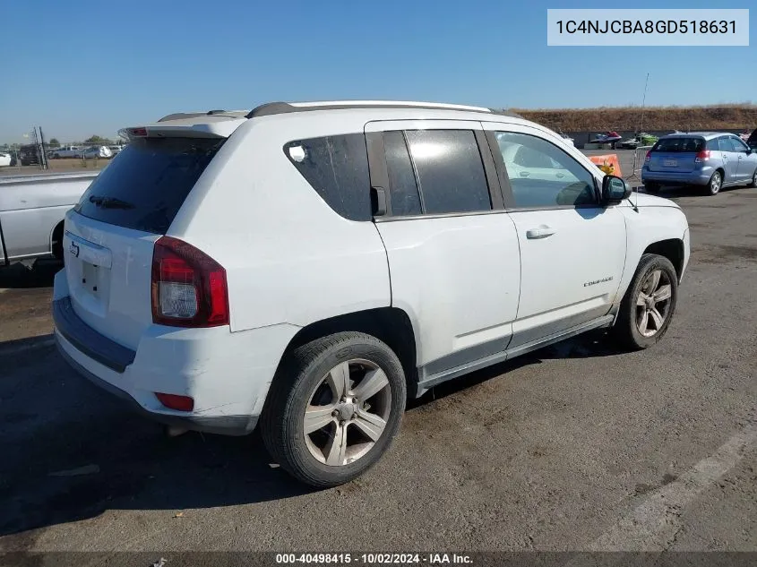 1C4NJCBA8GD518631 2016 Jeep Compass Sport