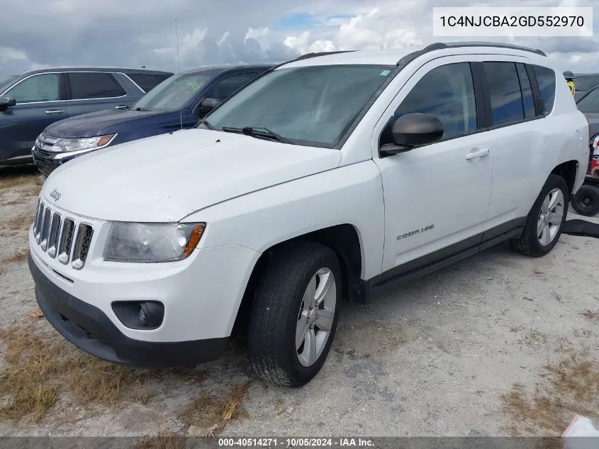 1C4NJCBA2GD552970 2016 Jeep Compass Sport