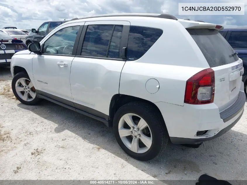 1C4NJCBA2GD552970 2016 Jeep Compass Sport