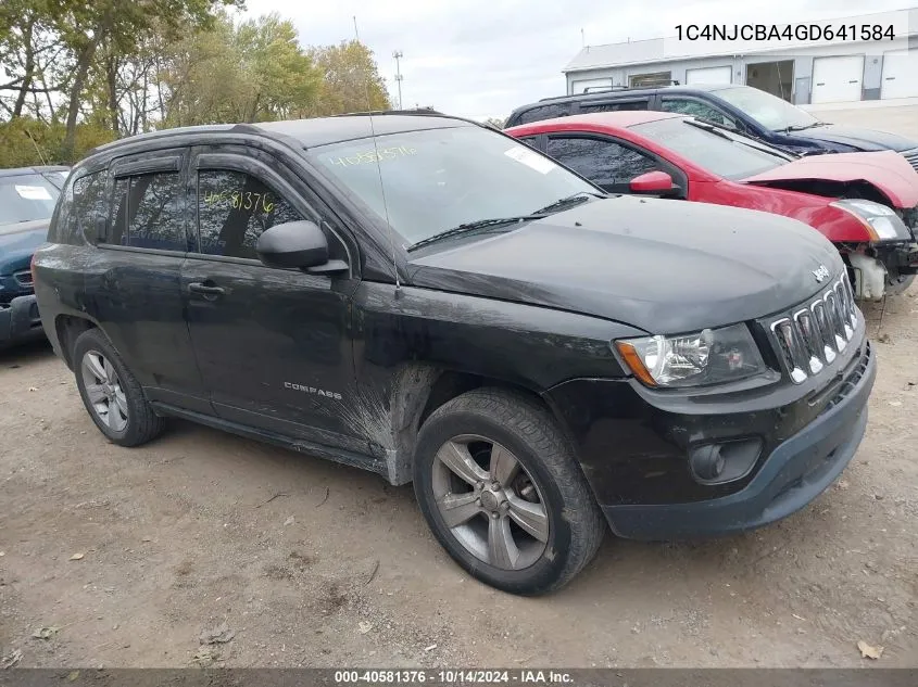 2016 Jeep Compass Sport VIN: 1C4NJCBA4GD641584 Lot: 40581376