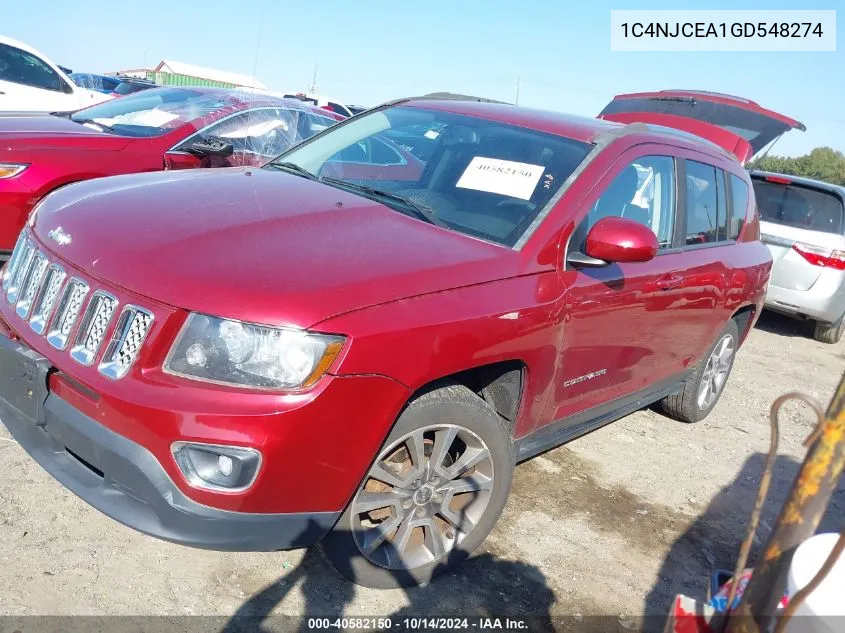 1C4NJCEA1GD548274 2016 Jeep Compass Latitude