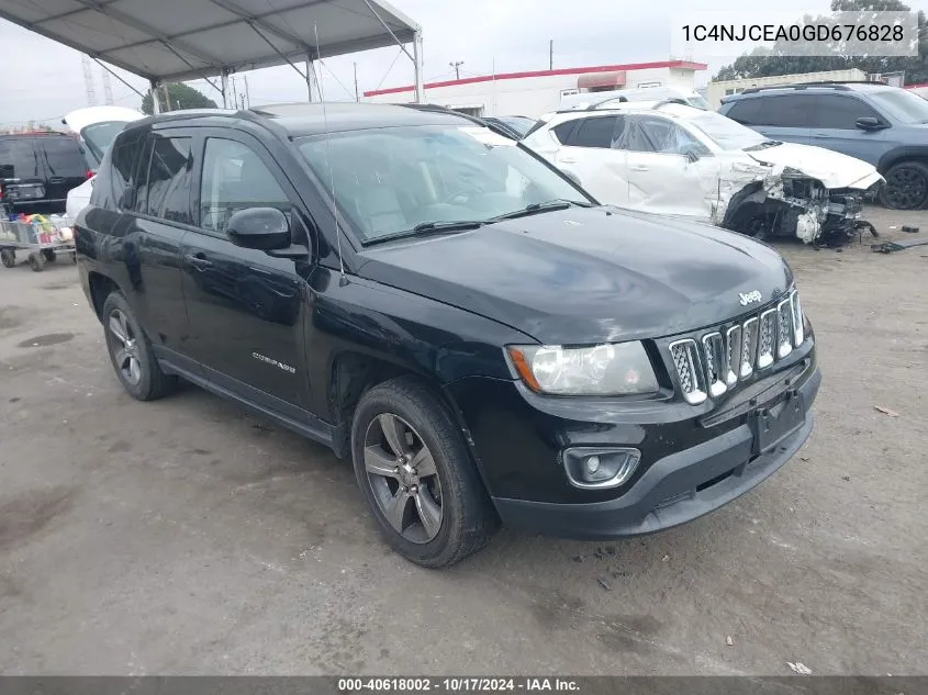 2016 Jeep Compass High Altitude Edition VIN: 1C4NJCEA0GD676828 Lot: 40618002