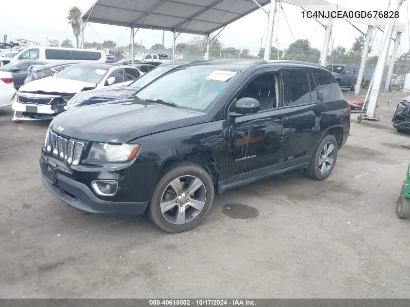 1C4NJCEA0GD676828 2016 Jeep Compass High Altitude Edition