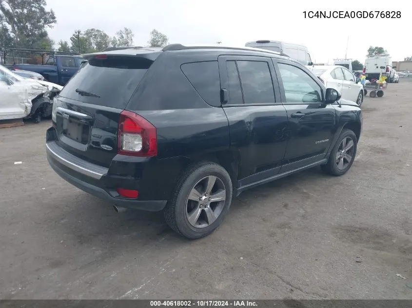 1C4NJCEA0GD676828 2016 Jeep Compass High Altitude Edition