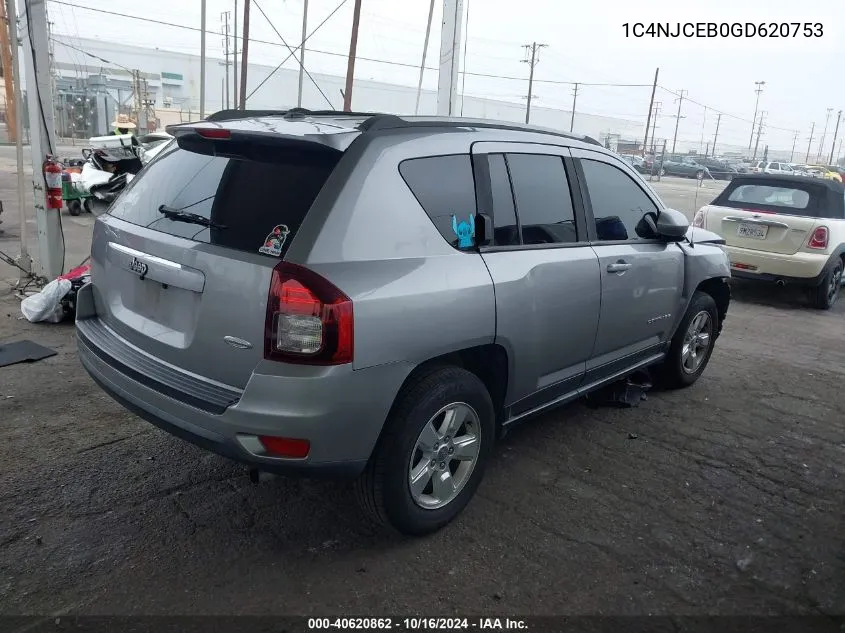 1C4NJCEB0GD620753 2016 Jeep Compass Latitude