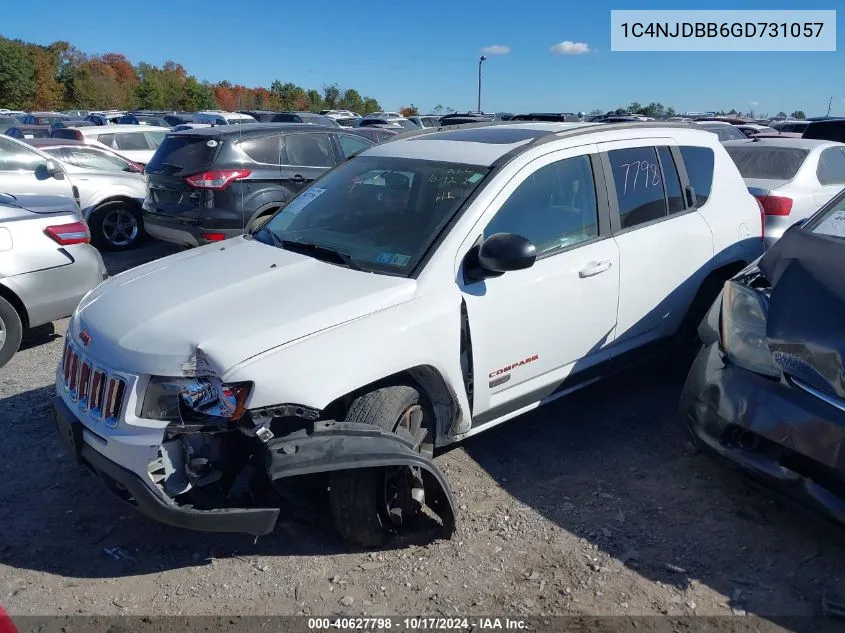 2016 Jeep Compass 75Th Anniversary VIN: 1C4NJDBB6GD731057 Lot: 40627798