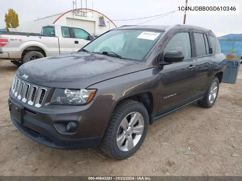 1C4NJDBB0GD610346 2016 Jeep Compass Sport