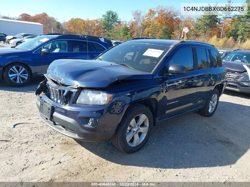 1C4NJDBBXGD662275 2016 Jeep Compass Sport