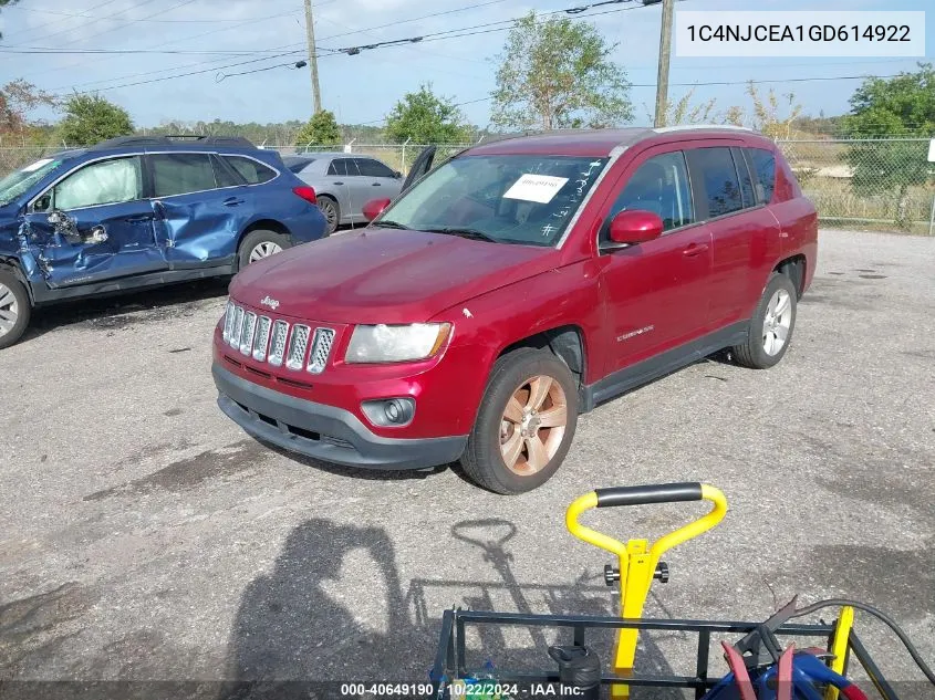 1C4NJCEA1GD614922 2016 Jeep Compass Latitude