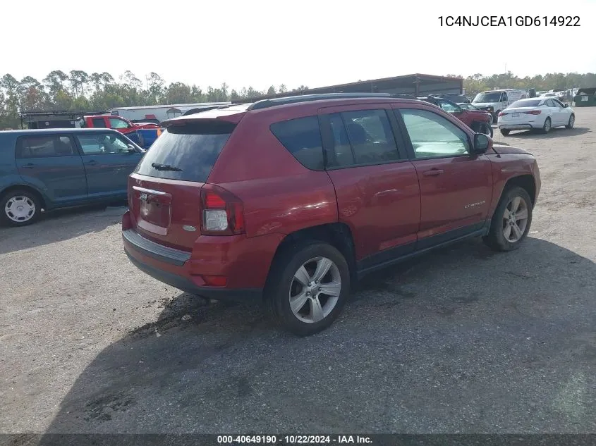 1C4NJCEA1GD614922 2016 Jeep Compass Latitude