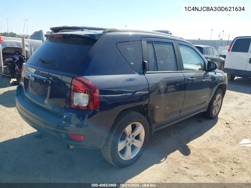 1C4NJCBA3GD621634 2016 Jeep Compass Sport