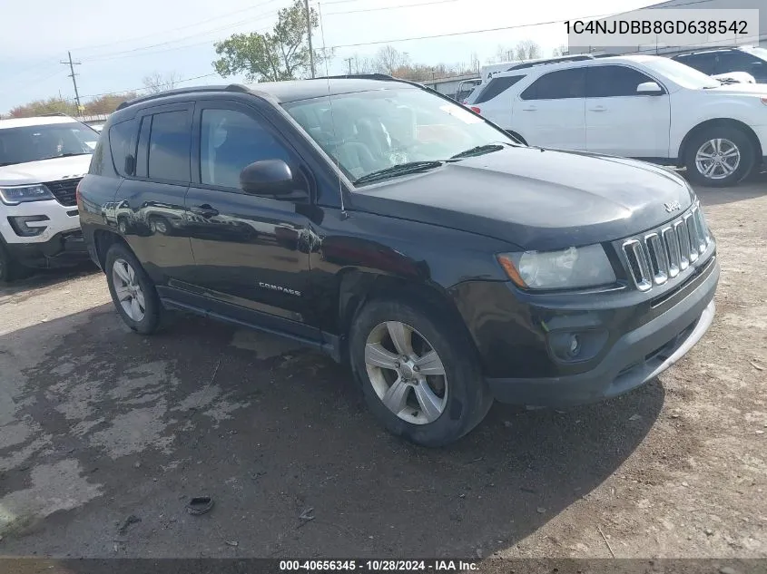 1C4NJDBB8GD638542 2016 Jeep Compass Sport