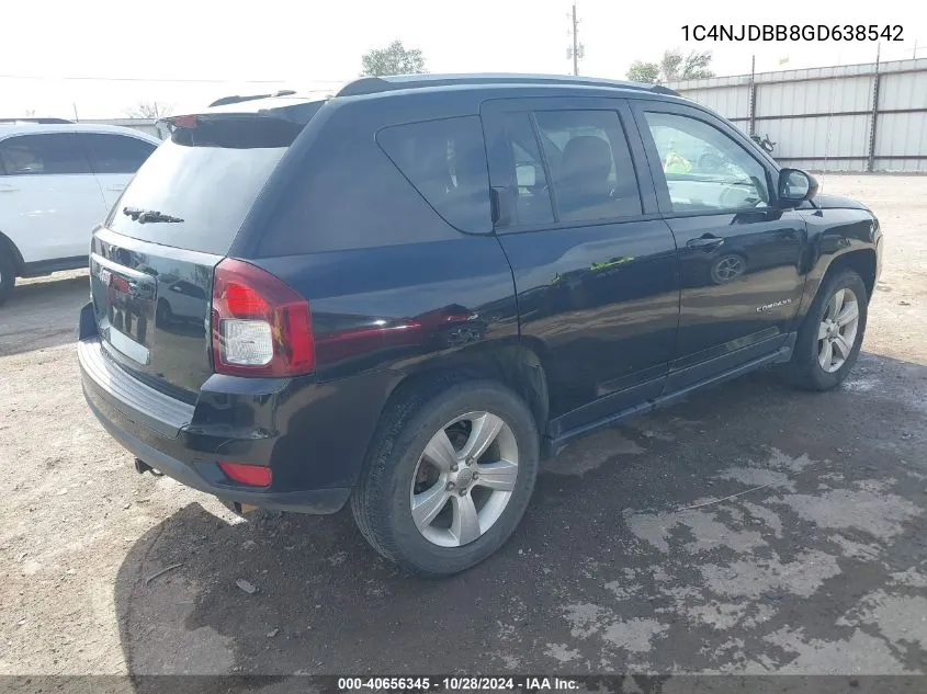 1C4NJDBB8GD638542 2016 Jeep Compass Sport