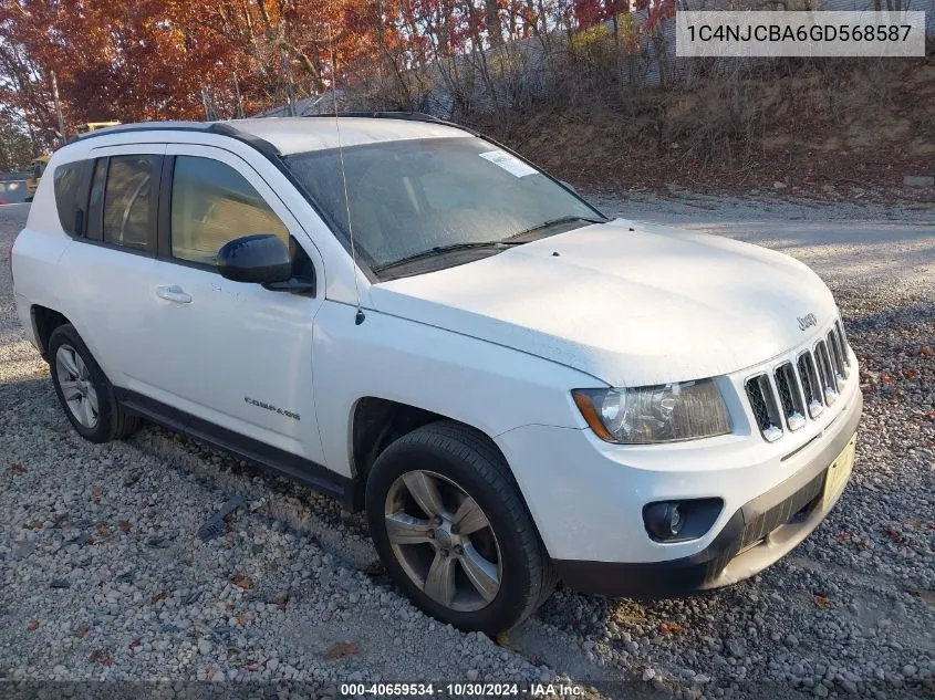 2016 Jeep Compass Sport VIN: 1C4NJCBA6GD568587 Lot: 40659534