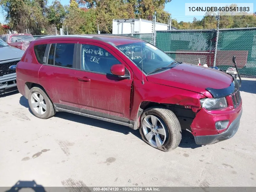 1C4NJDEB4GD541883 2016 Jeep Compass Latitude