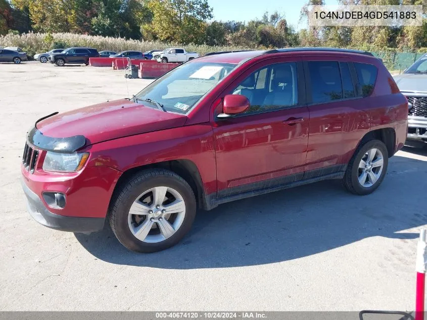 1C4NJDEB4GD541883 2016 Jeep Compass Latitude