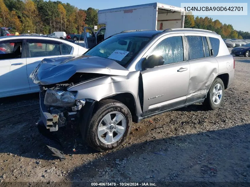 1C4NJCBA9GD642701 2016 Jeep Compass Sport