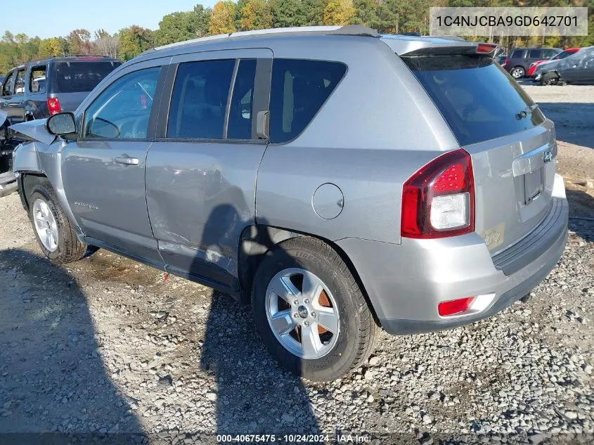 1C4NJCBA9GD642701 2016 Jeep Compass Sport