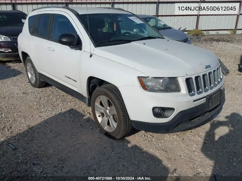 1C4NJCBA5GD612045 2016 Jeep Compass Sport