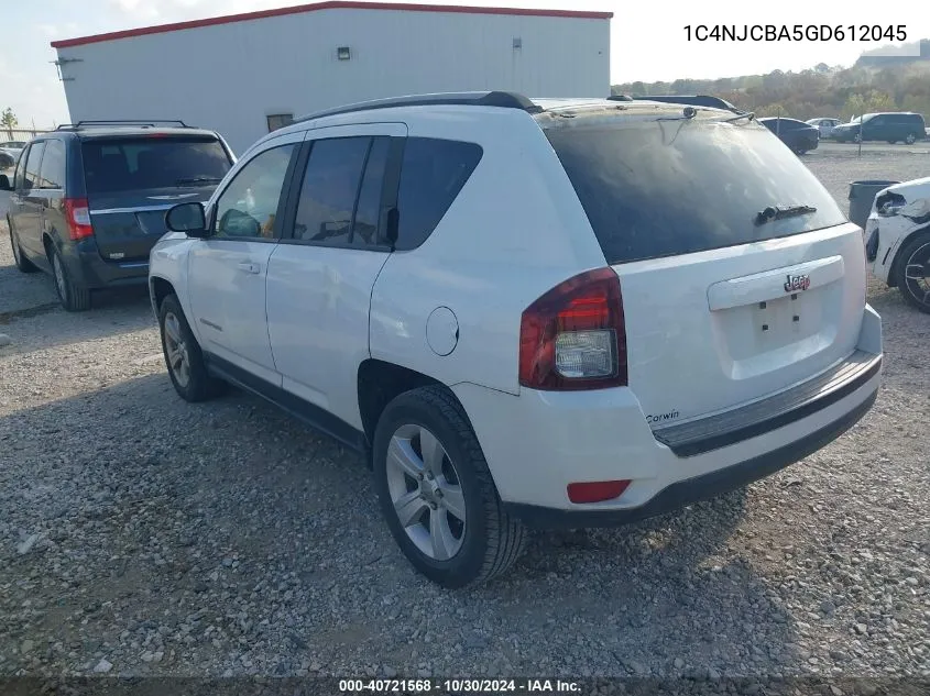 1C4NJCBA5GD612045 2016 Jeep Compass Sport