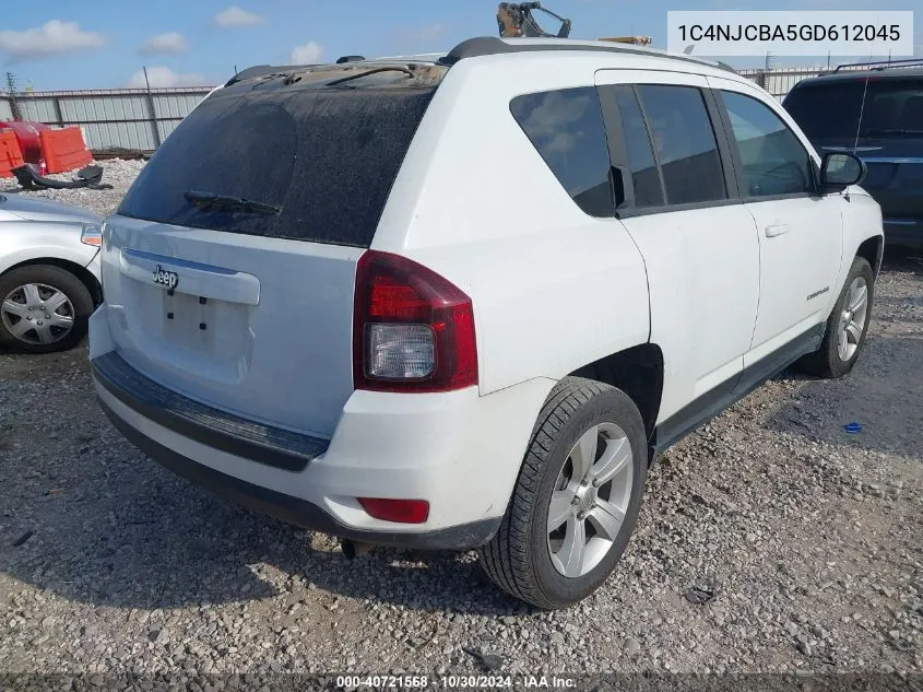 1C4NJCBA5GD612045 2016 Jeep Compass Sport