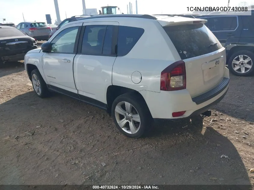 1C4NJCBA9GD743088 2016 Jeep Compass Sport