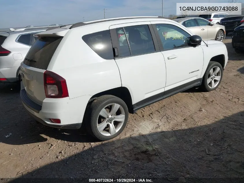 1C4NJCBA9GD743088 2016 Jeep Compass Sport