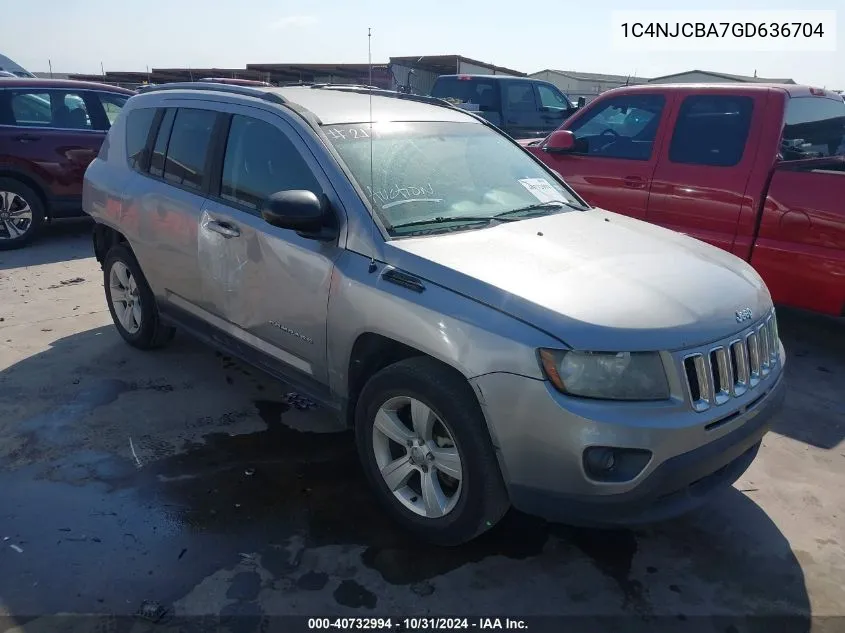 1C4NJCBA7GD636704 2016 Jeep Compass Sport