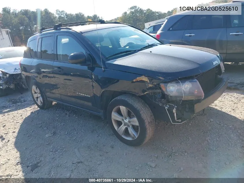 1C4NJCBA2GD525610 2016 Jeep Compass Sport