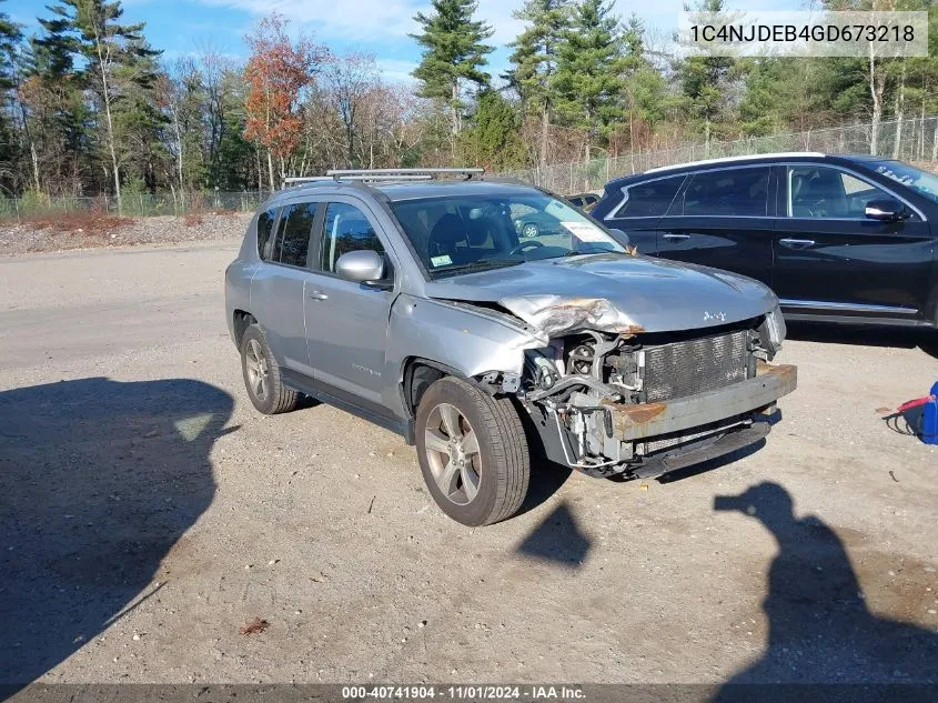 2016 Jeep Compass High Altitude Edition VIN: 1C4NJDEB4GD673218 Lot: 40741904