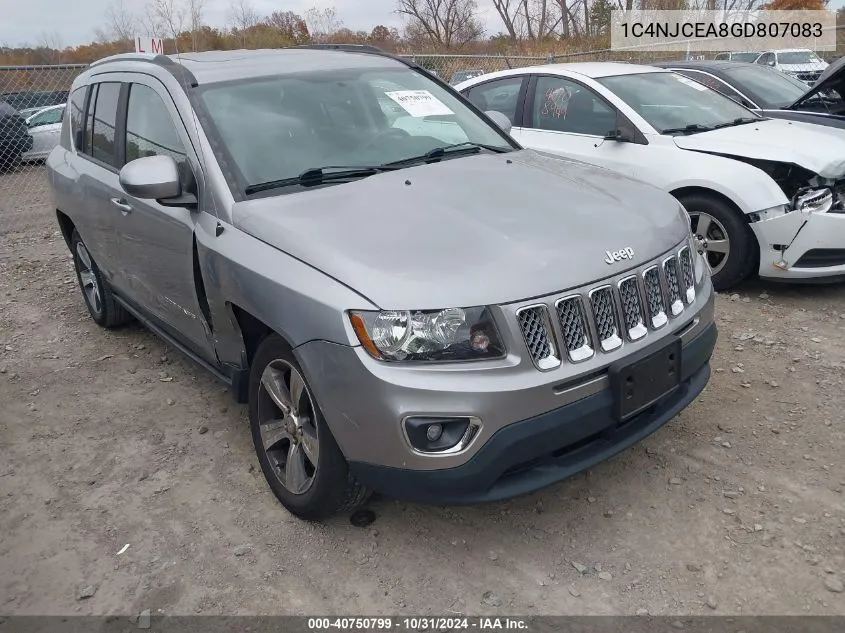 2016 Jeep Compass High Altitude Edition VIN: 1C4NJCEA8GD807083 Lot: 40750799