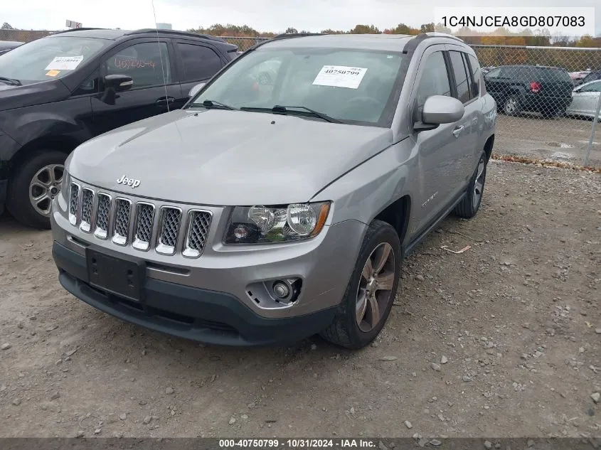 1C4NJCEA8GD807083 2016 Jeep Compass High Altitude Edition