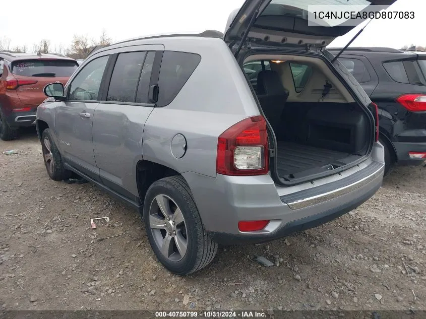 1C4NJCEA8GD807083 2016 Jeep Compass High Altitude Edition