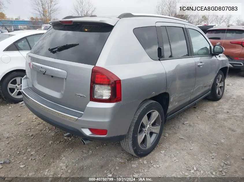 1C4NJCEA8GD807083 2016 Jeep Compass High Altitude Edition