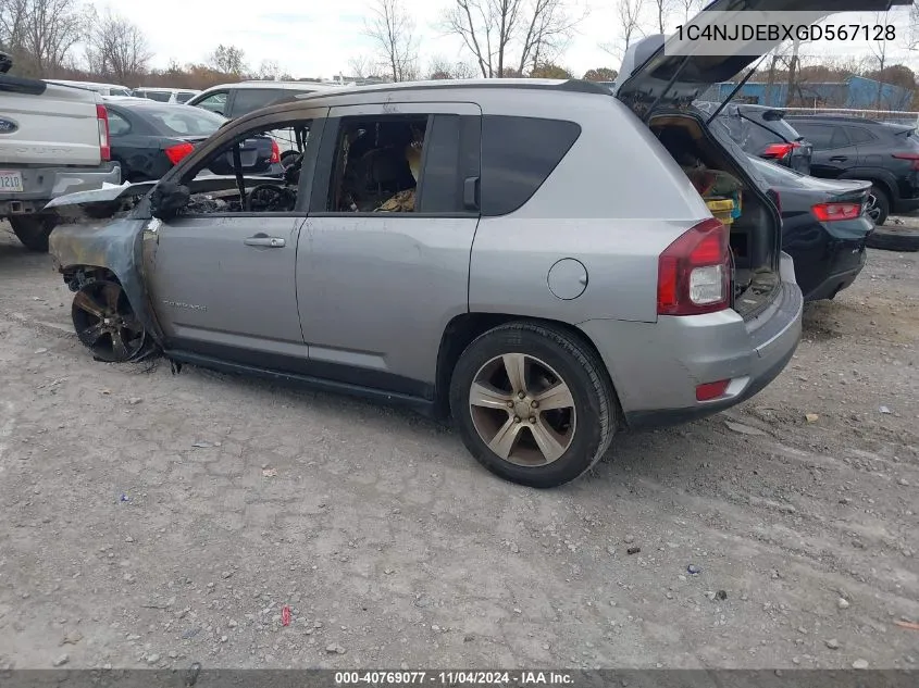 2016 Jeep Compass High Altitude Edition VIN: 1C4NJDEBXGD567128 Lot: 40769077