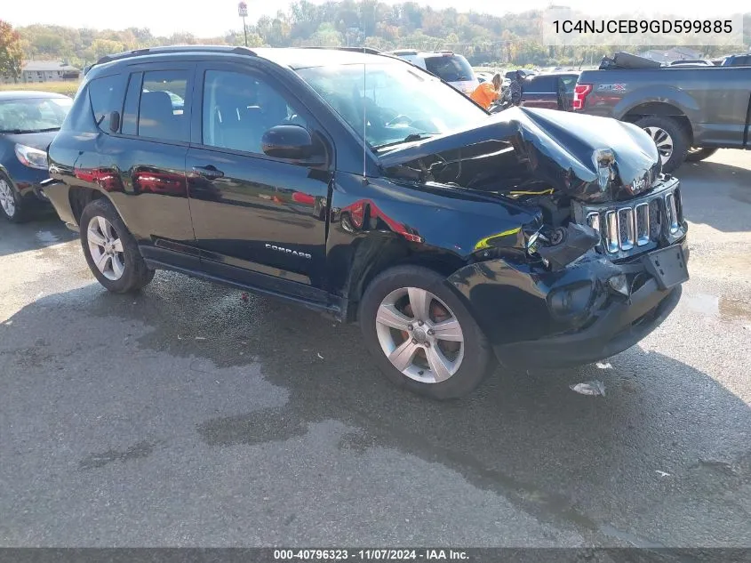 2016 Jeep Compass Latitude VIN: 1C4NJCEB9GD599885 Lot: 40796323