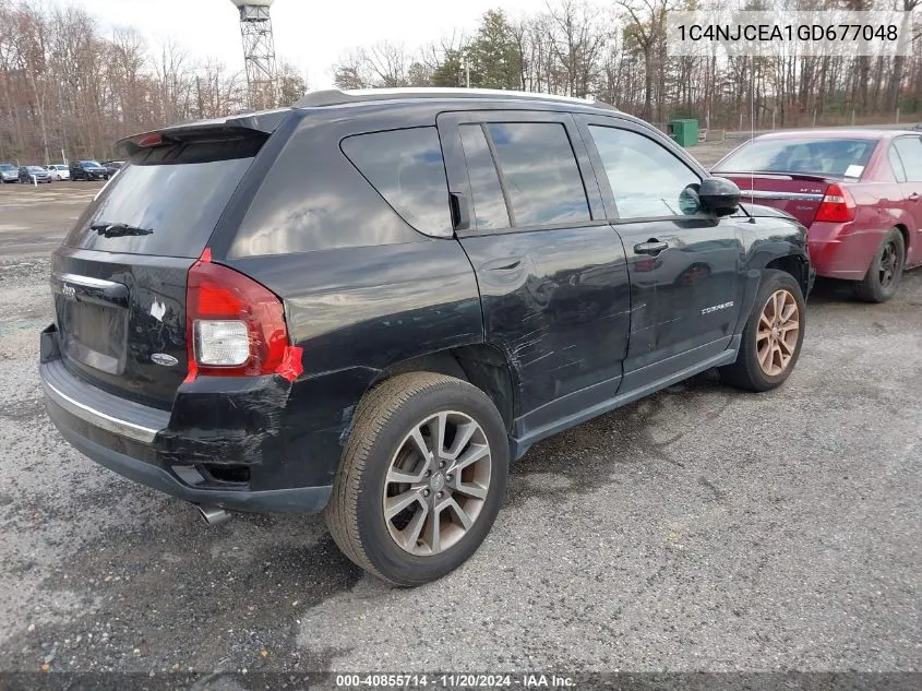 2016 Jeep Compass High Altitude Edition VIN: 1C4NJCEA1GD677048 Lot: 40855714