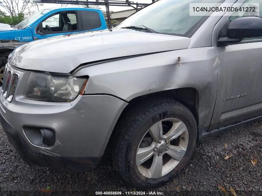 2016 Jeep Compass Sport VIN: 1C4NJCBA7GD641272 Lot: 40858609