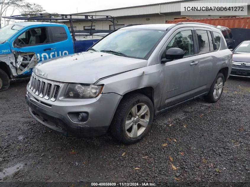 2016 Jeep Compass Sport VIN: 1C4NJCBA7GD641272 Lot: 40858609