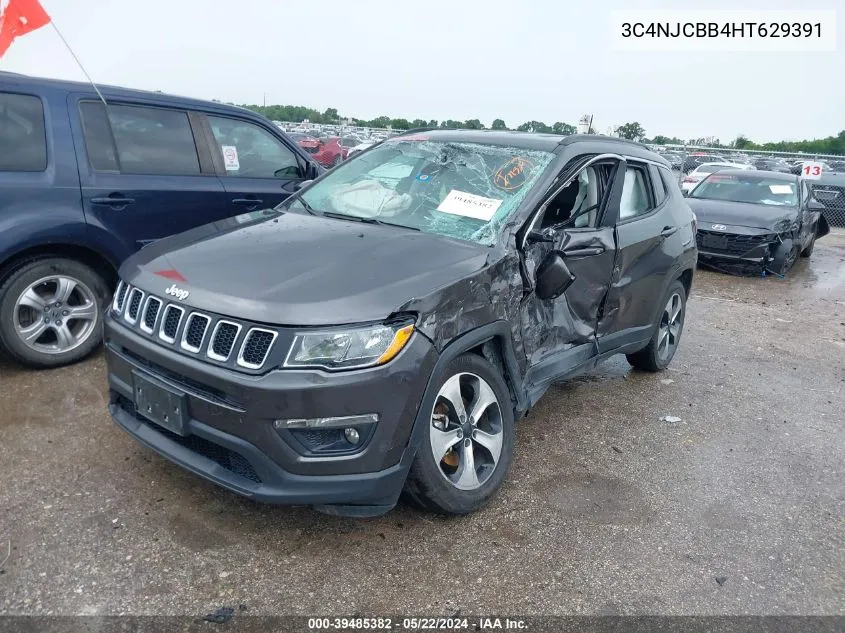 3C4NJCBB4HT629391 2017 Jeep New Compass Latitude Fwd