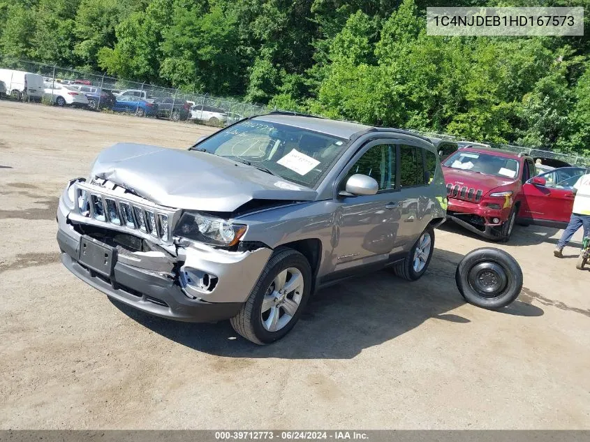 1C4NJDEB1HD167573 2017 Jeep Compass Latitude 4X4