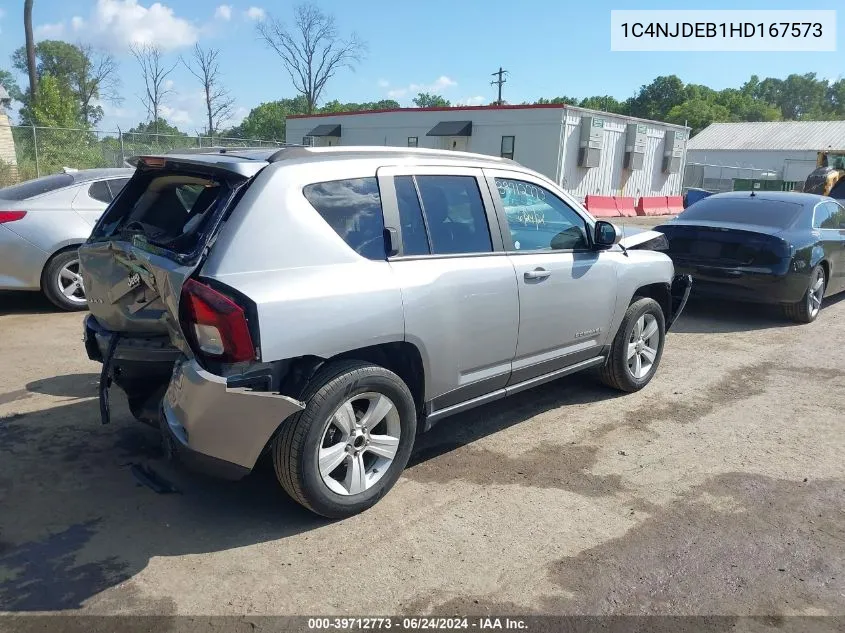 1C4NJDEB1HD167573 2017 Jeep Compass Latitude 4X4