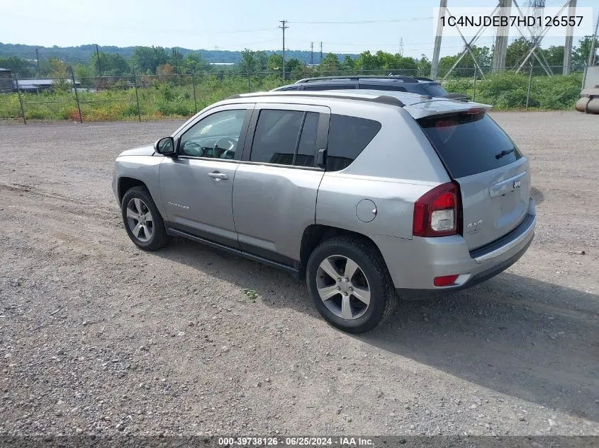 1C4NJDEB7HD126557 2017 Jeep Compass High Altitude 4X4