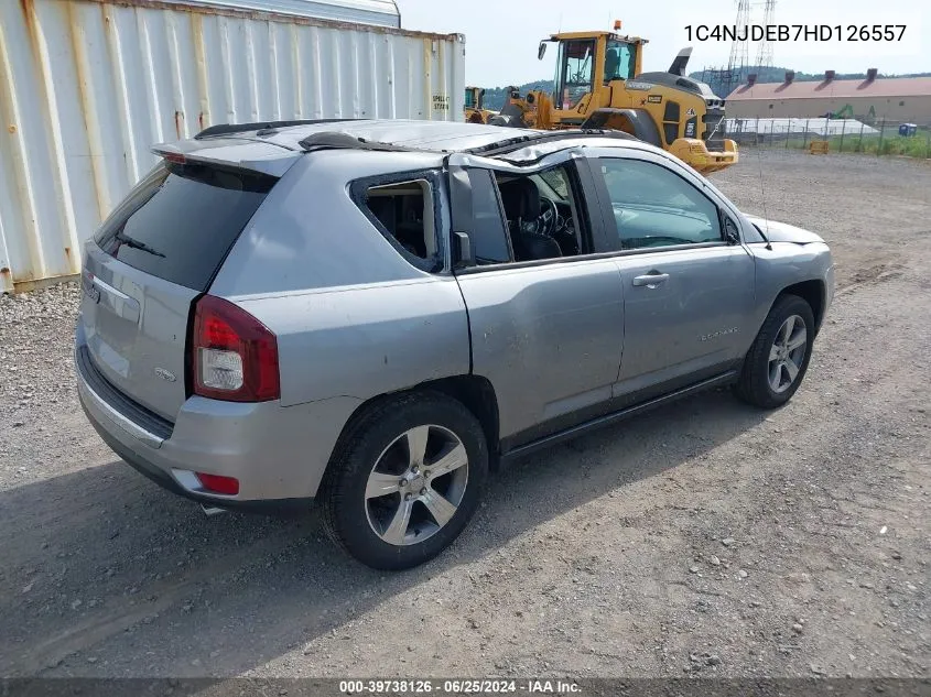 1C4NJDEB7HD126557 2017 Jeep Compass High Altitude 4X4