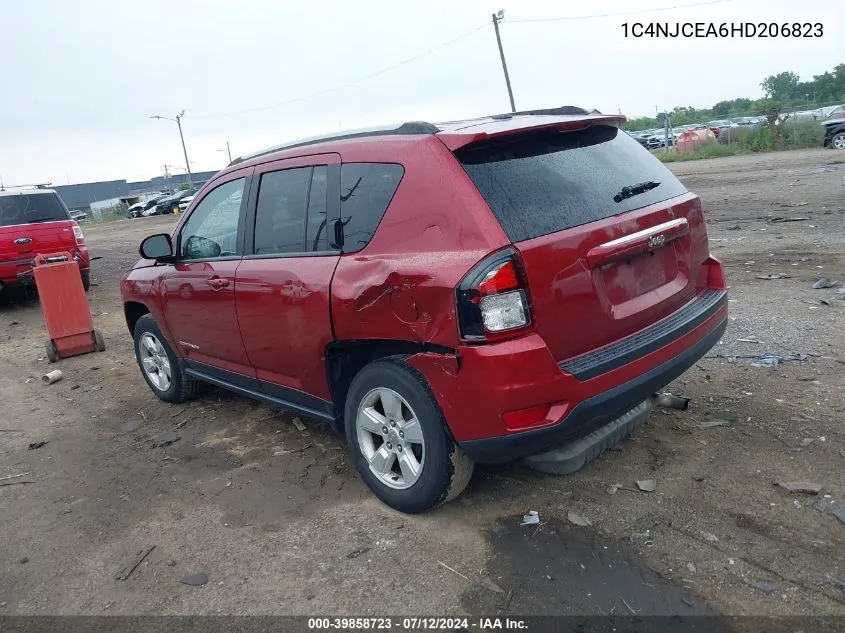 1C4NJCEA6HD206823 2017 Jeep Compass Latitude Fwd