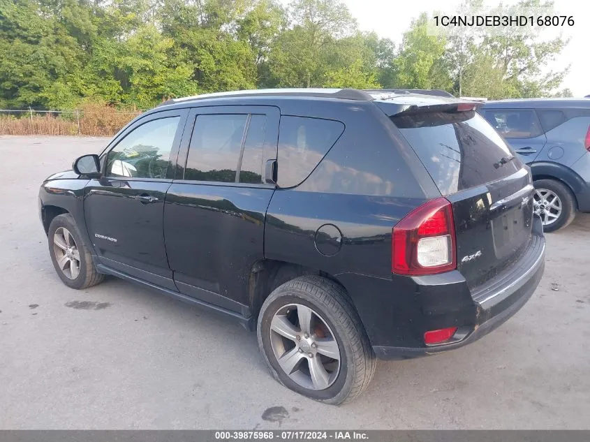 1C4NJDEB3HD168076 2017 Jeep Compass High Altitude 4X4