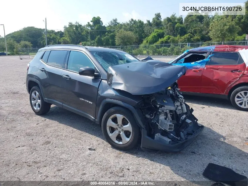 3C4NJCBB6HT690726 2017 Jeep New Compass Latitude Fwd