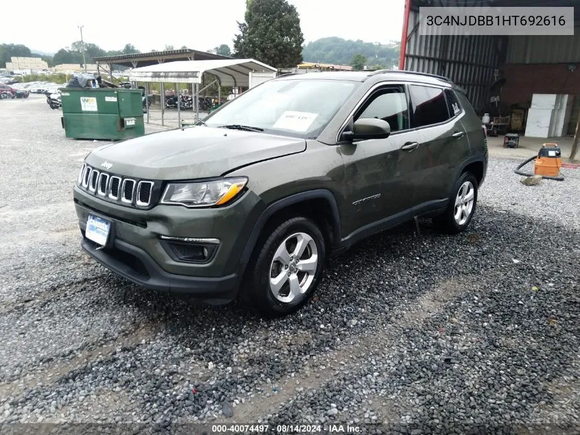 3C4NJDBB1HT692616 2017 Jeep New Compass Latitude 4X4